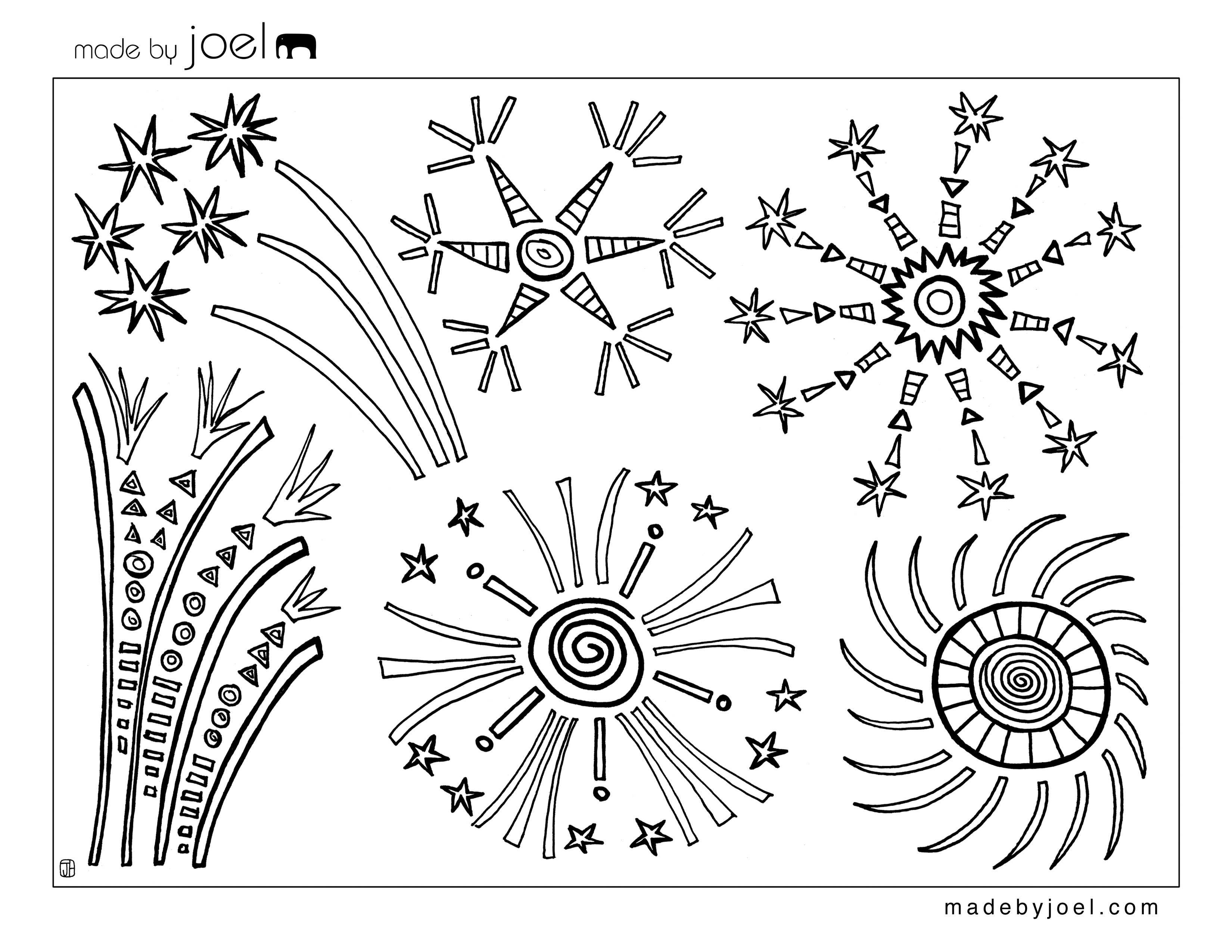 Free coloring sheets â made by joel
