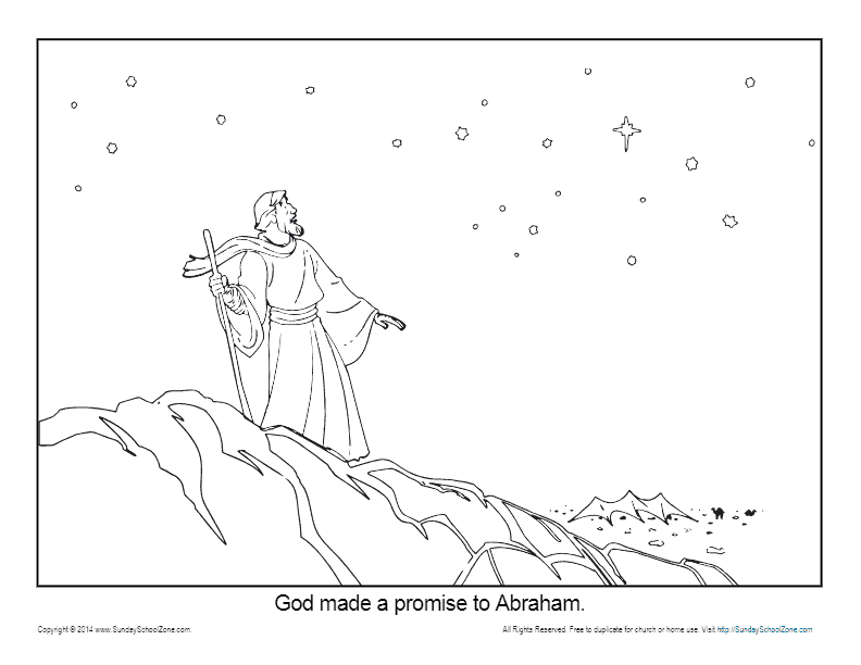 Abraham coloring pages printable bible sheets for kids