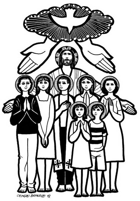 Catholic saints and all saints day coloring pages