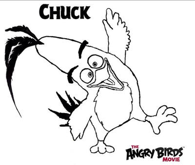 The angry birds movie coloring pages