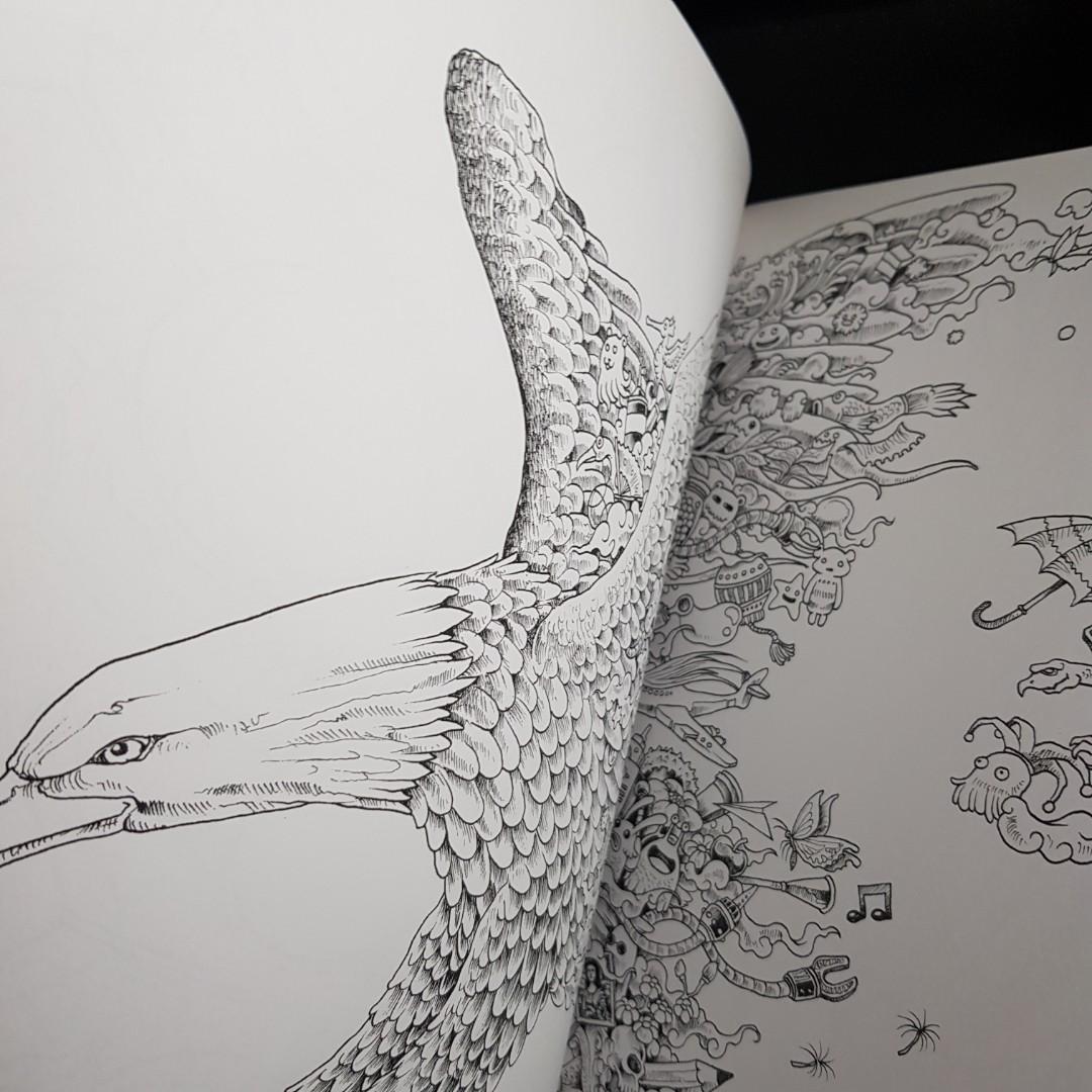 Animoria coloring book kerby rosanes hobbies toys stationary craft art prints on