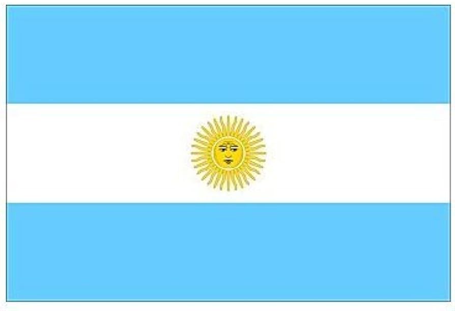 Argentina flag garden