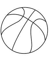 Printable basketball coloring pages