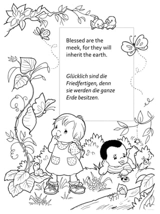 Die seligpreisungen malbuch