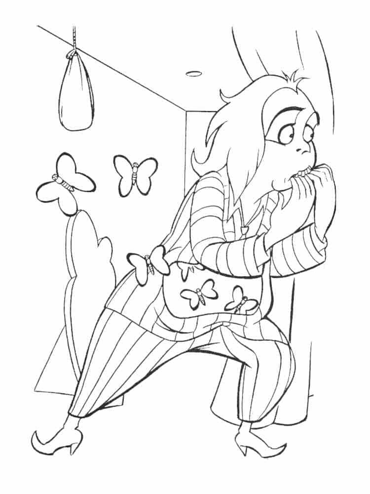 Beetlejuice coloring pages printable for free download