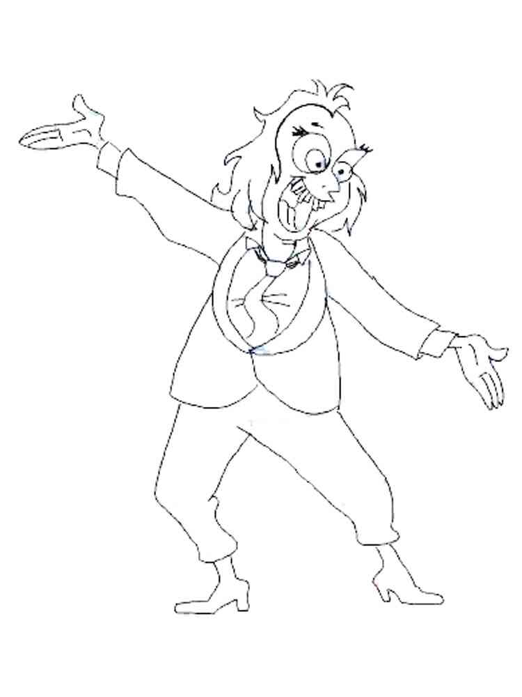 Beetlejuice coloring pages