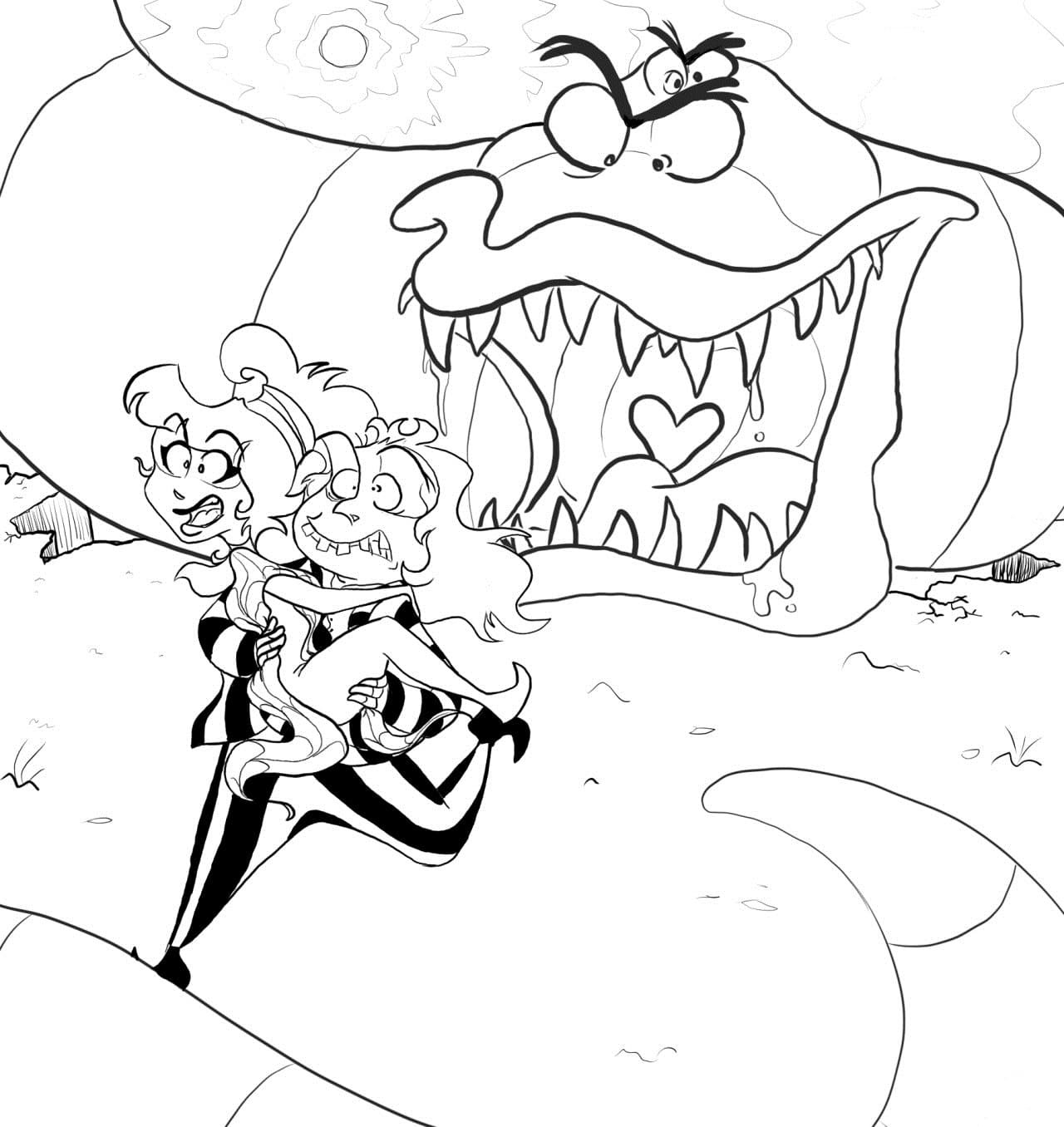 Beetlejuice coloring pages printable for free download