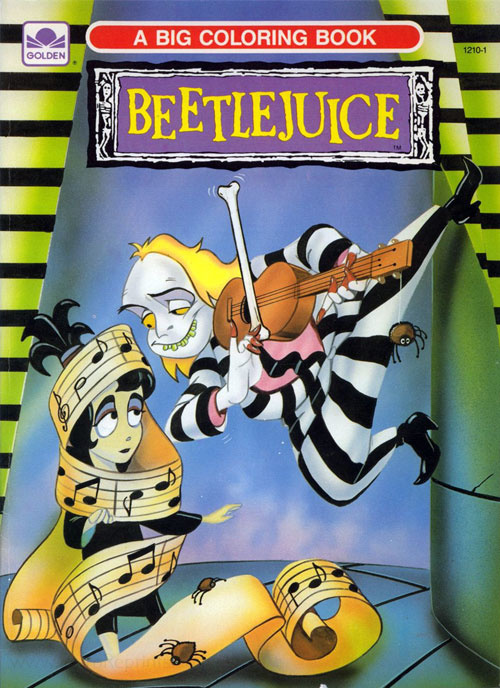 Beetlejuice coloring books coloring books at retro reprints