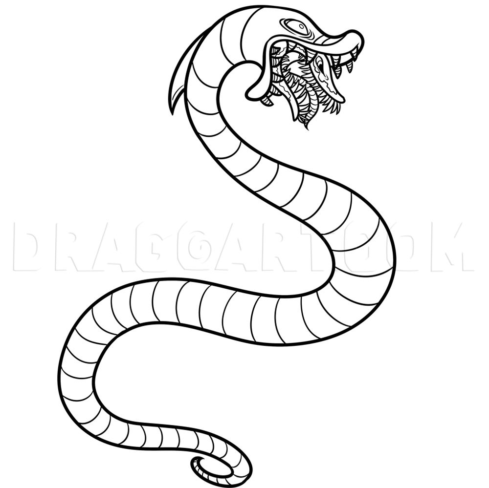 How to draw a sandworm from beetlejuice step by step drawing guide by dawn dragoart beetlejuice beetlejuice tattoo drawings
