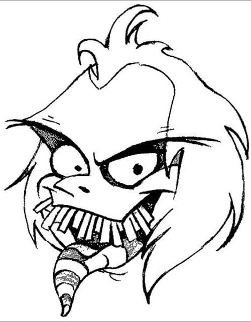 Beetlejuice coloring pages printable for free download
