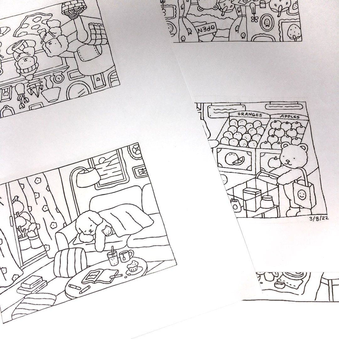 Bobbie goods colouring pages printable hobbies toys stationery craft art prints on