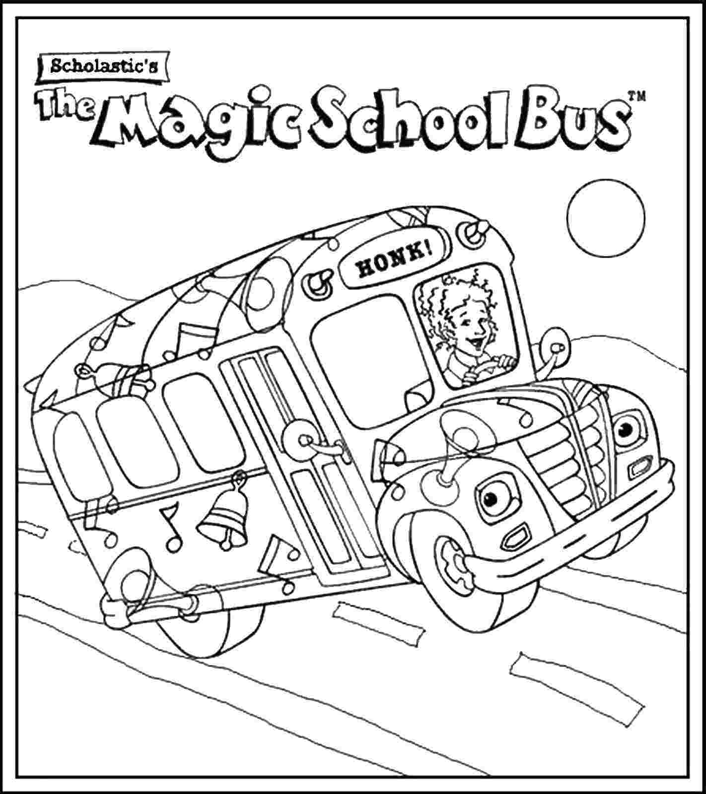 Magic school bus rides again coloring pages