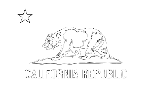 California state flag coloring page