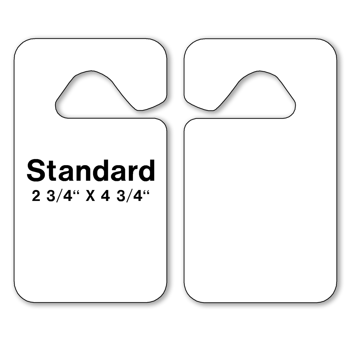 Printable car hang tag template