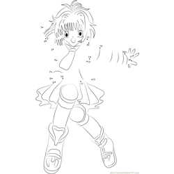 Cardcaptors sakura connect the dots worksheets printable for kids