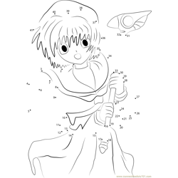 Nice cardcaptor sakura dot to dot printable worksheet