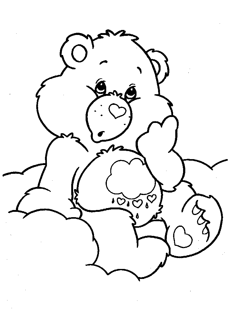 Printable care bears coloring pages