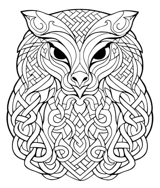 Free printable celtic coloring pages list