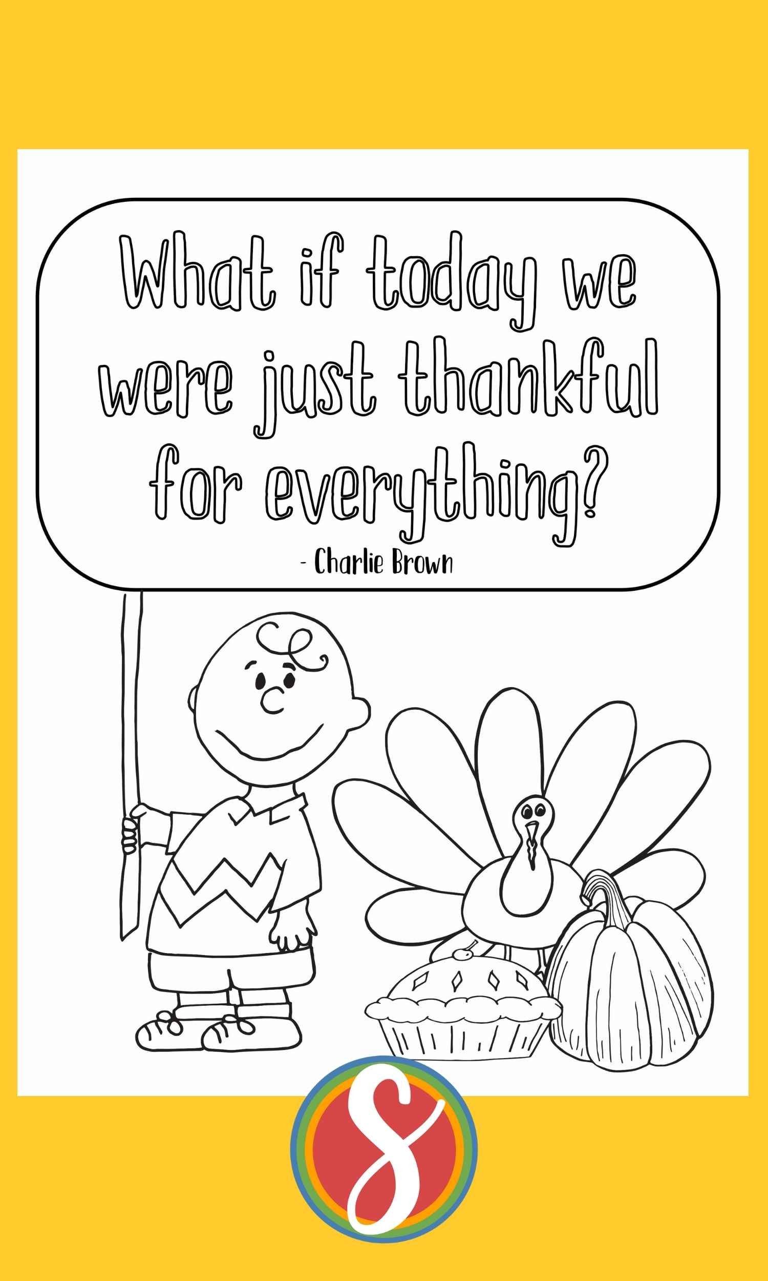 Thanksgiving quotes with free coloring pages â stevie doodles