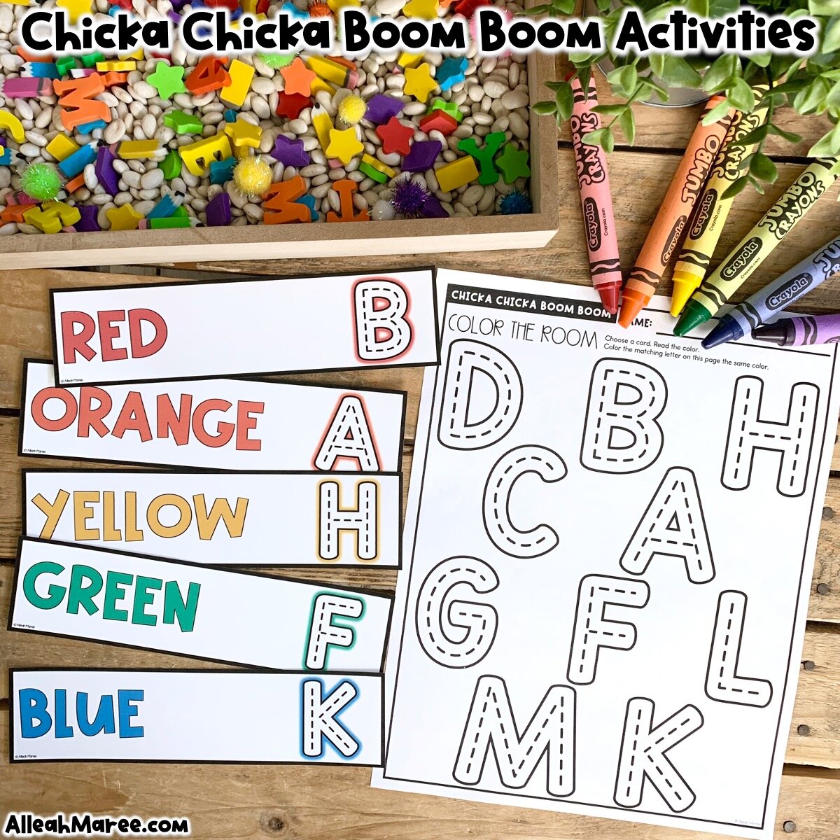 Chicka chicka boom boom activities for preschool and kindergarten â alleah maree