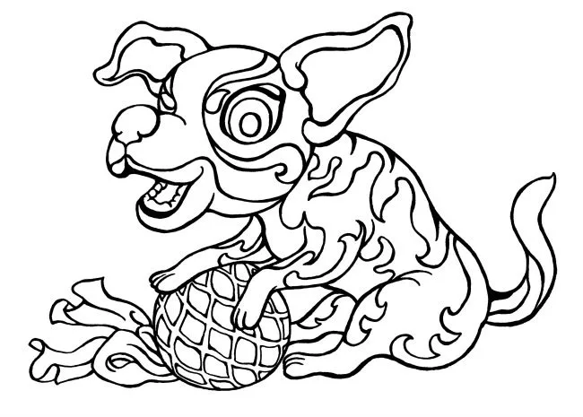 Zodiac animal colouring pages