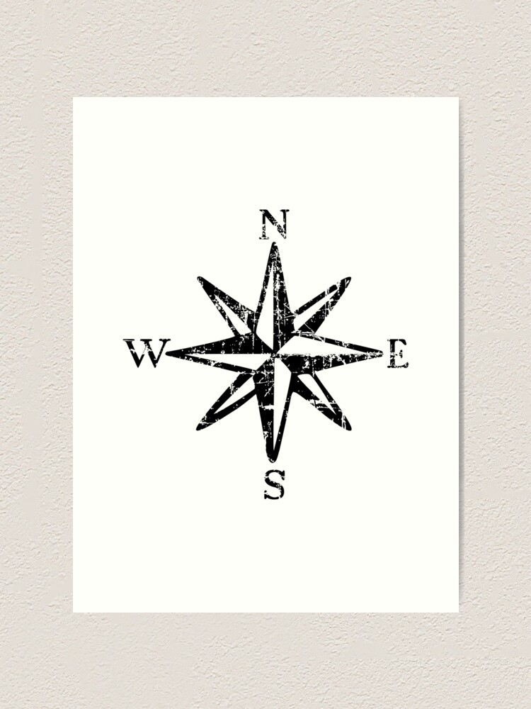 Pass rose nesw vintage art print for sale by theshirtshops