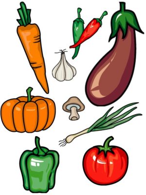 Printable cornucopia craft