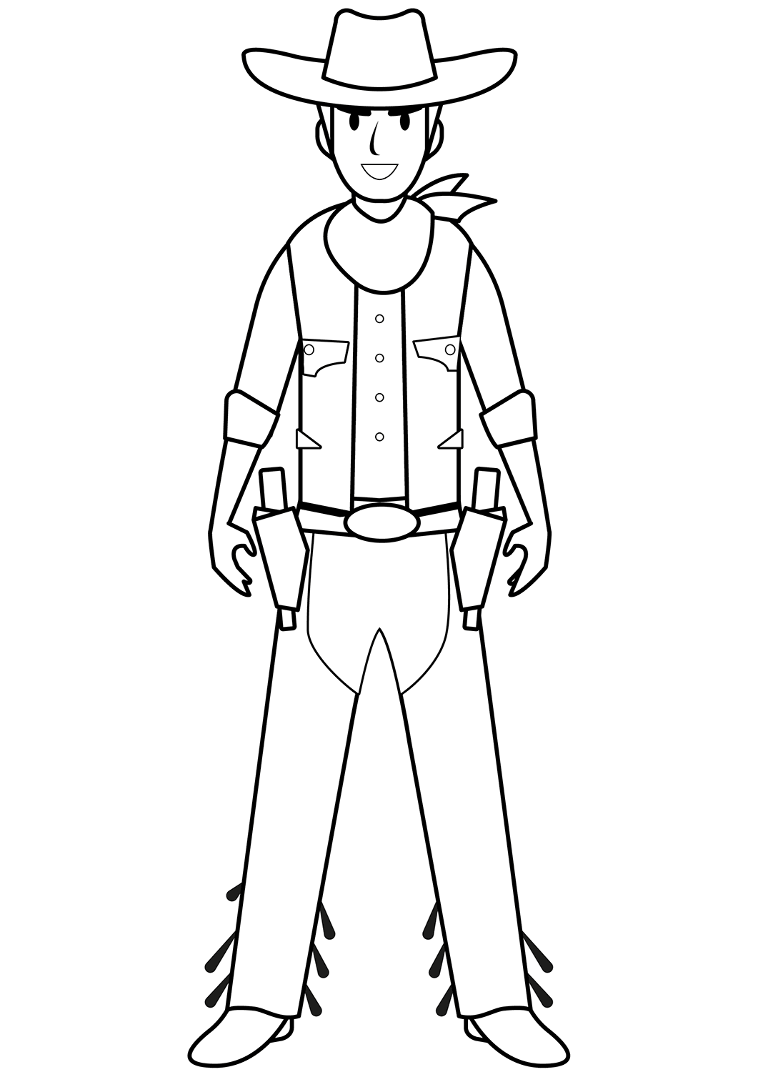 Cowboy printable template free printable papercraft templates