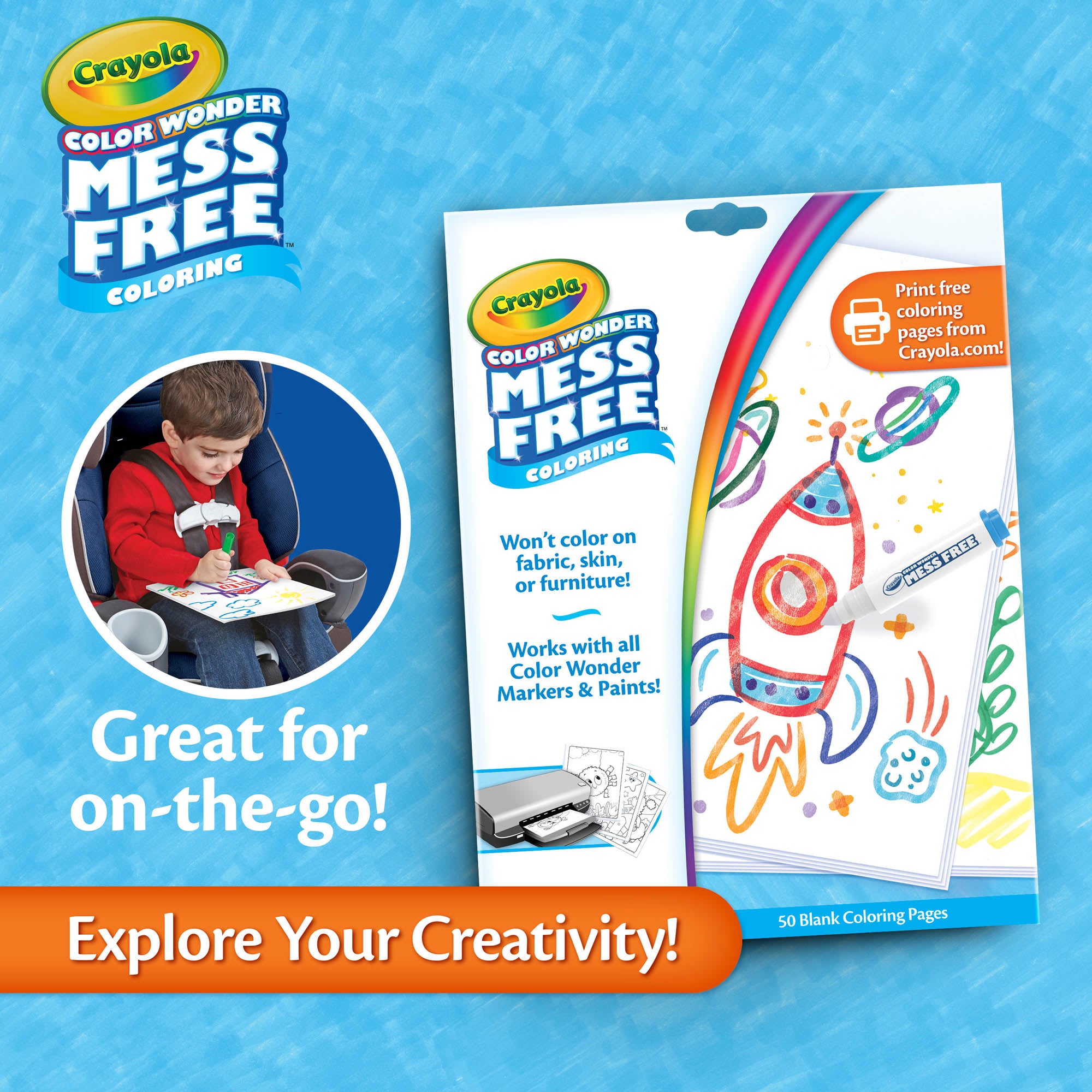 Crayola color wonder mess