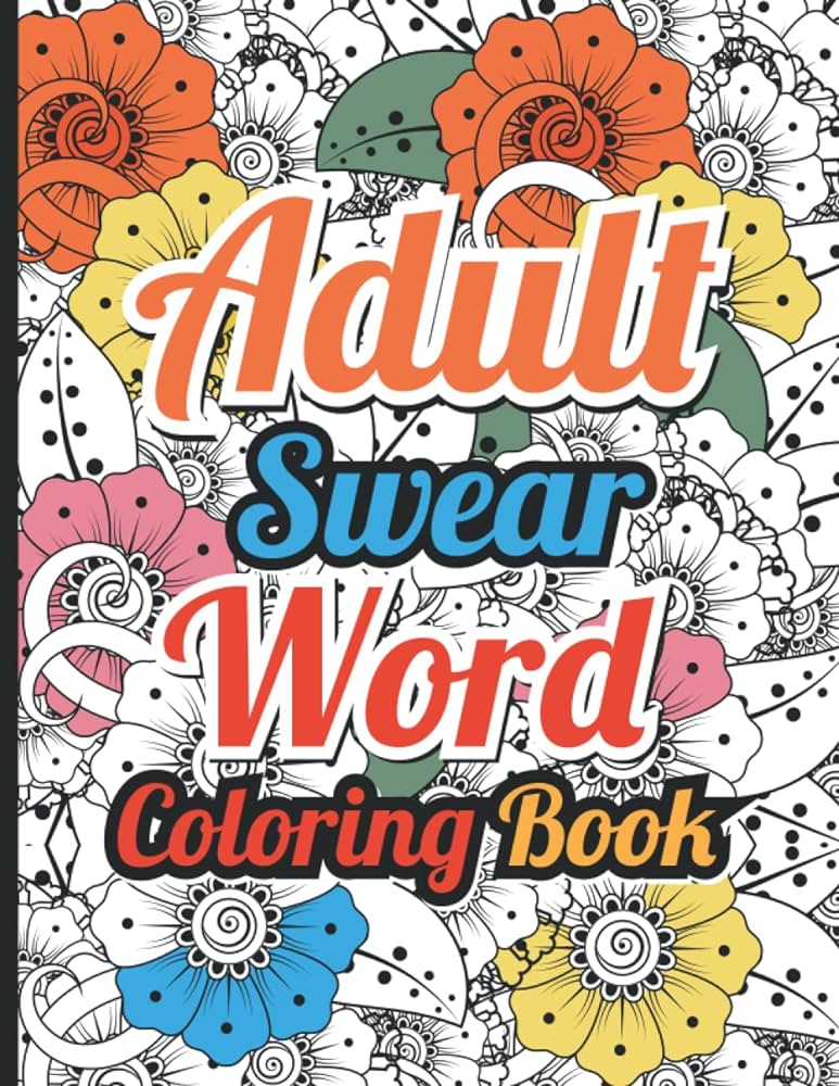 Adult swear word coloring book g martin books