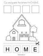 House coloring page