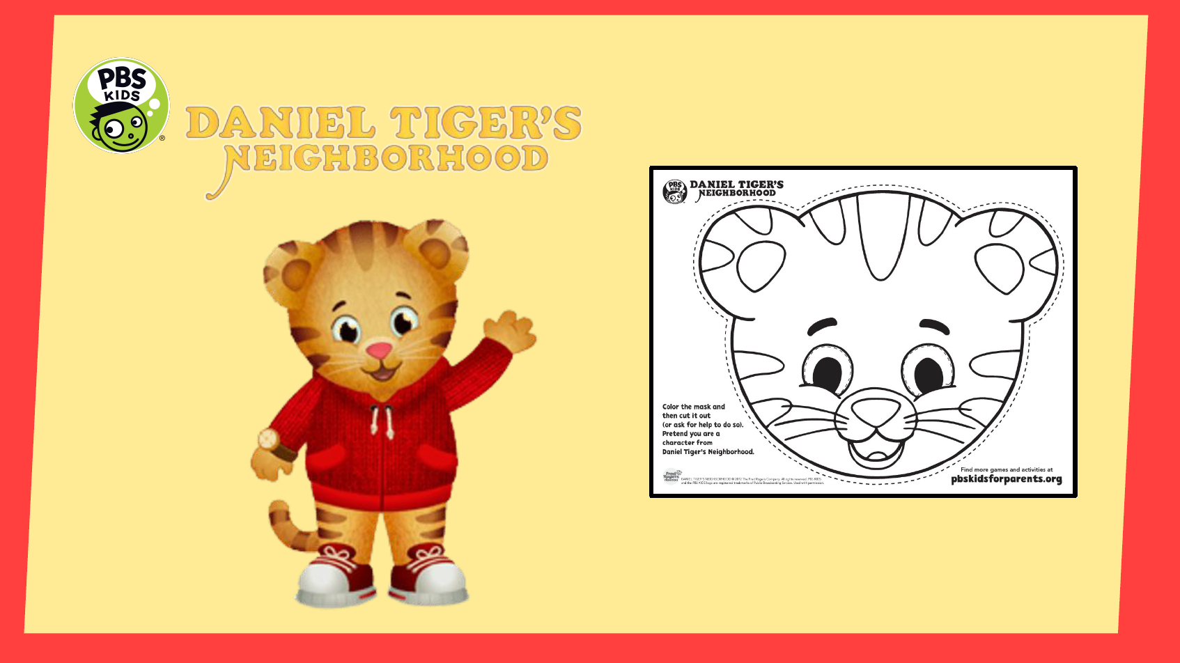 Arts and craft daniel tigers neighborhood pbs learningmedia