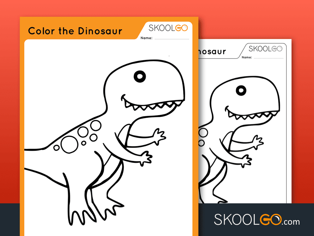 Color the dinosaur