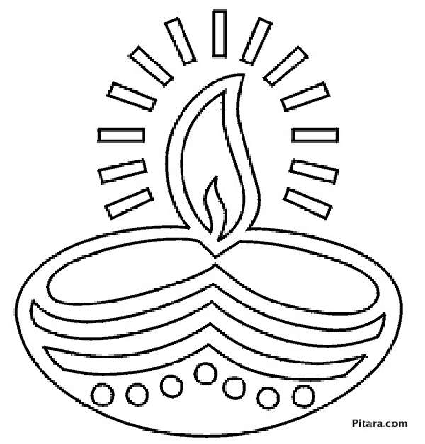Diwali coloring pages for kids kids network