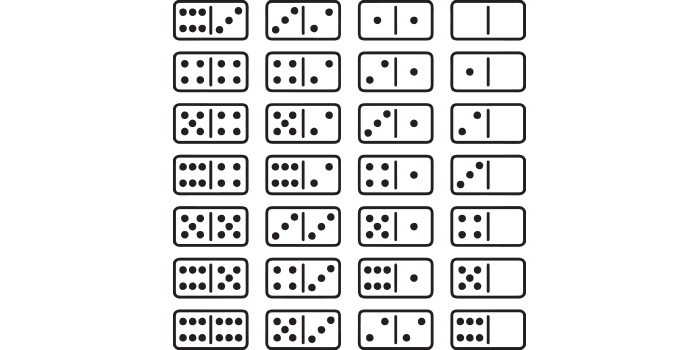 Dominoes svg vector design
