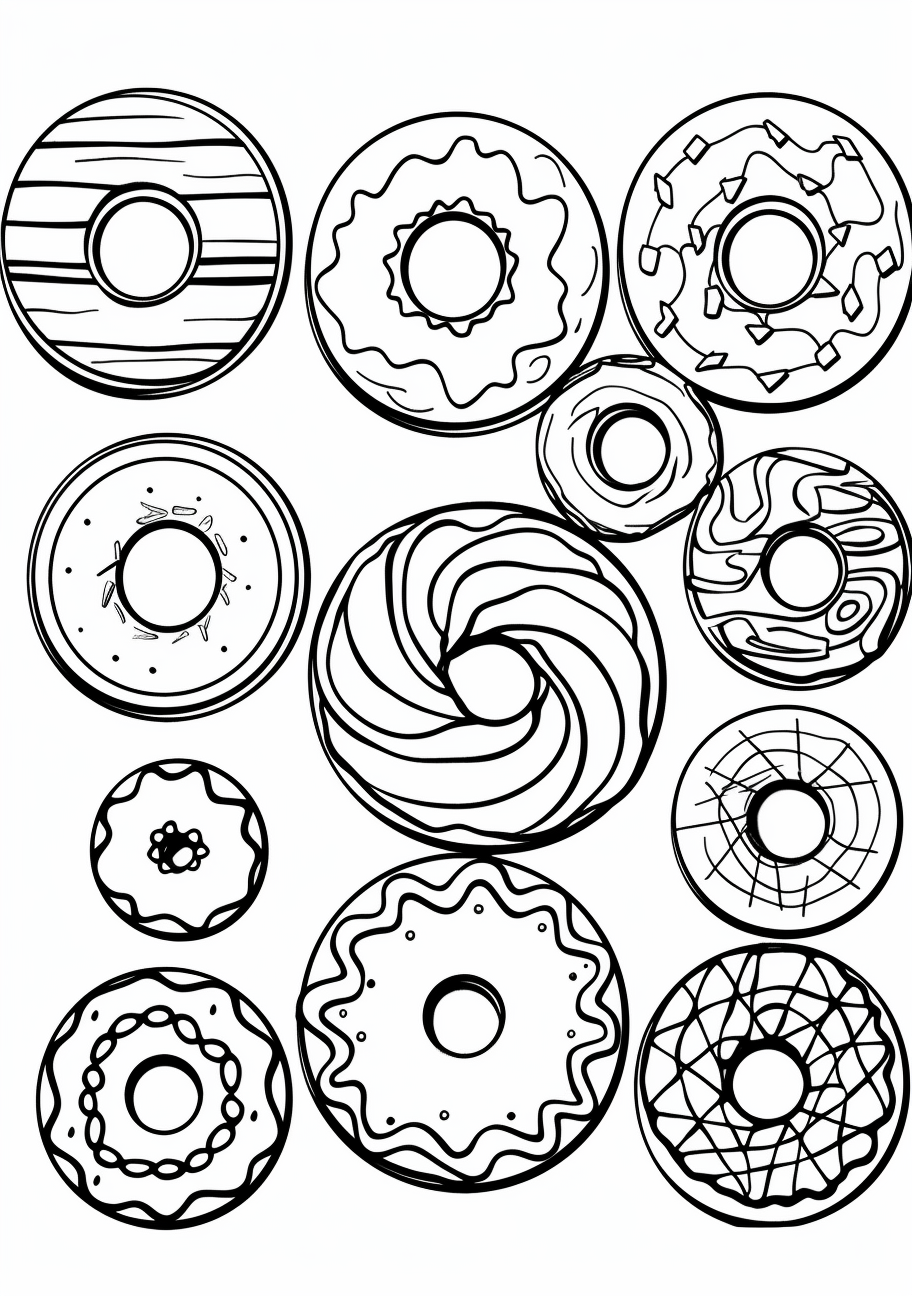 Dessert coloring s