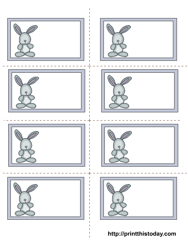 Free printable easter labels