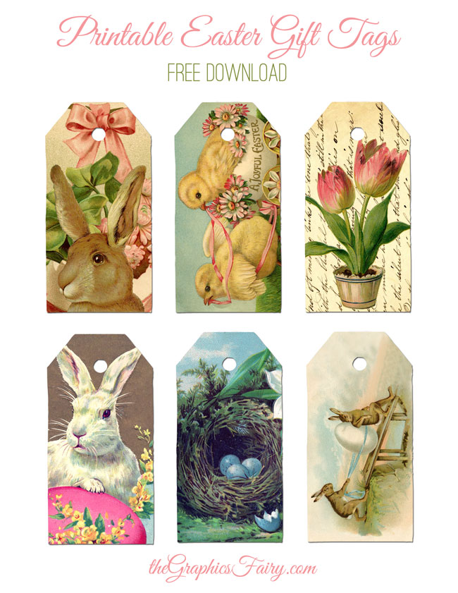 Best printable easter tags
