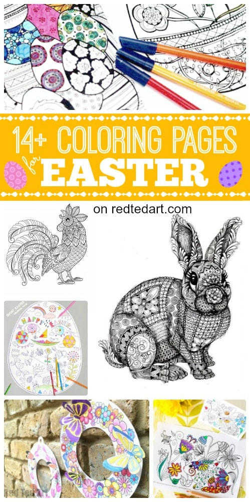 Free printable coloring pages for easter