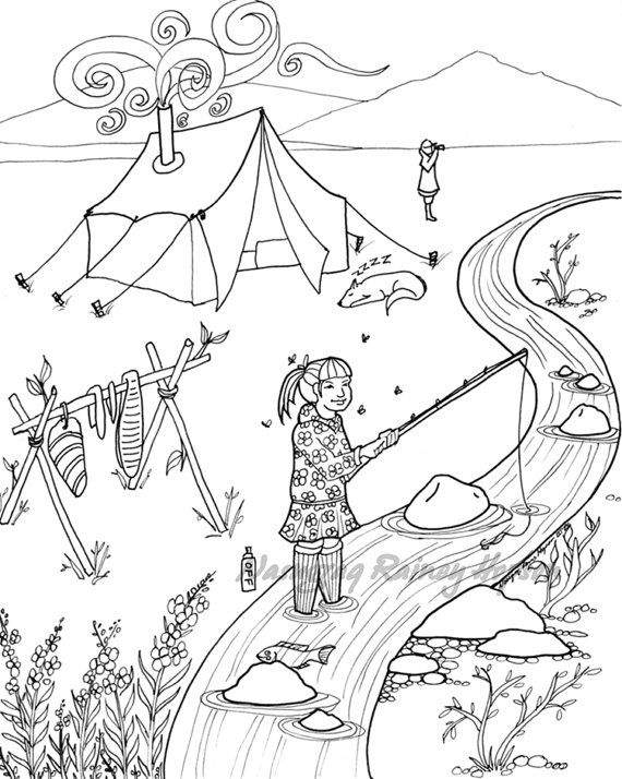 Late summer camping