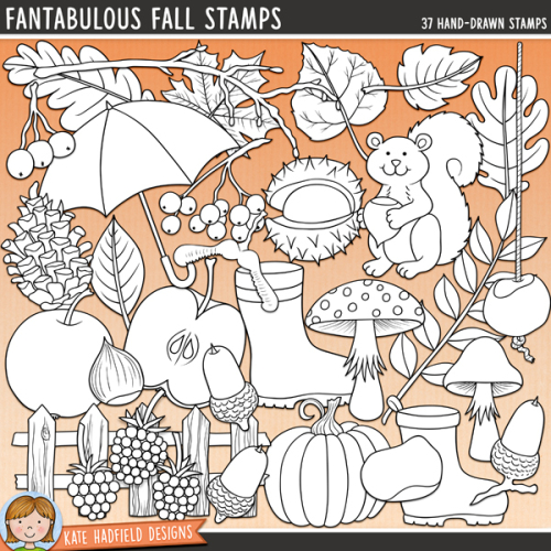 Fantabulous fall digital scrapbook kit