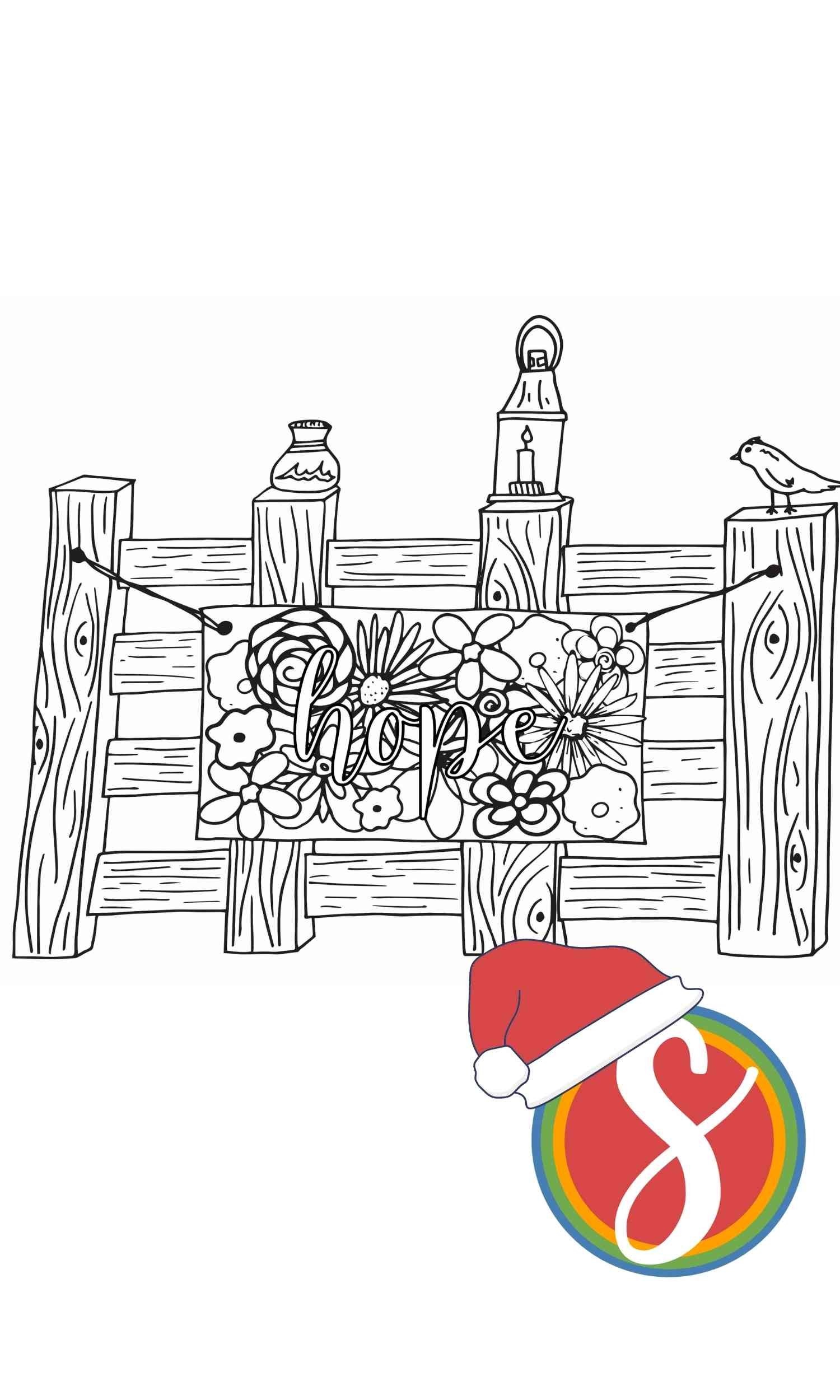 Free christmas hope printables â stevie doodles