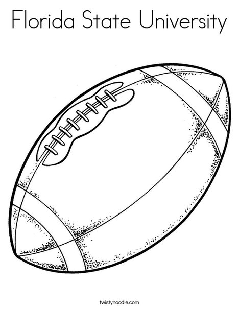 Florida state university coloring page