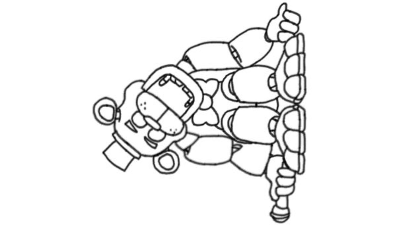 Fnaf coloring page by angeladesalvatore on