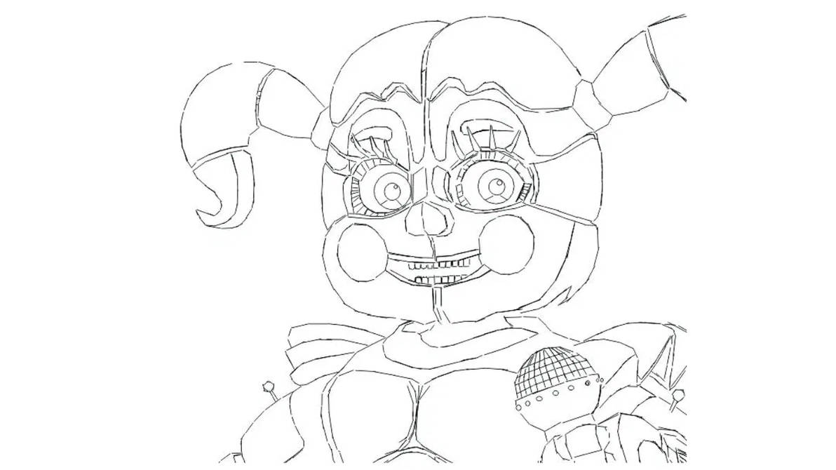 Fnaf coloring page by angeladesalvatore on