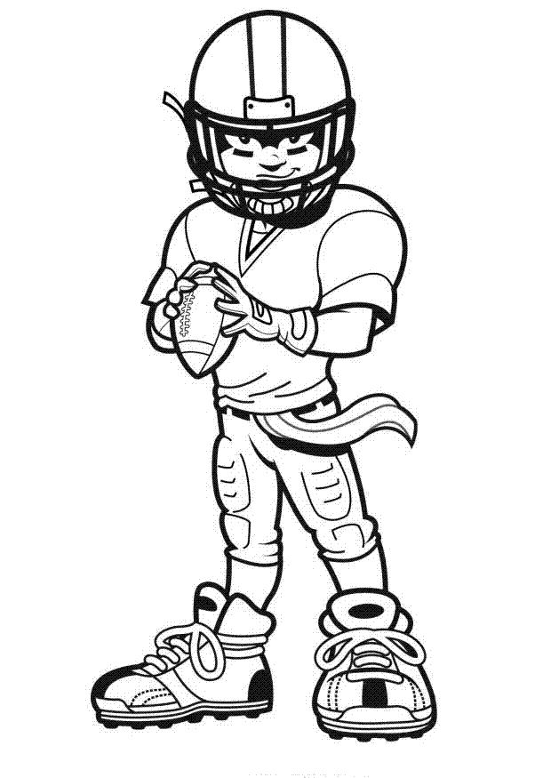 Football coloring pages printable for free download