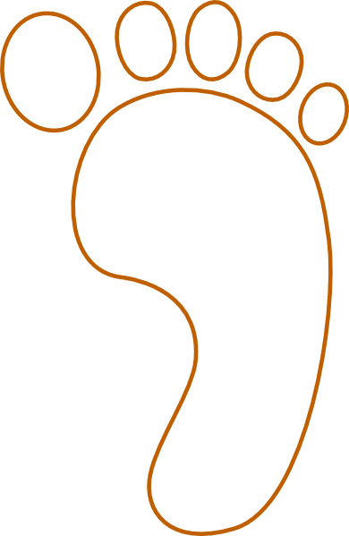 Footprint clip art at