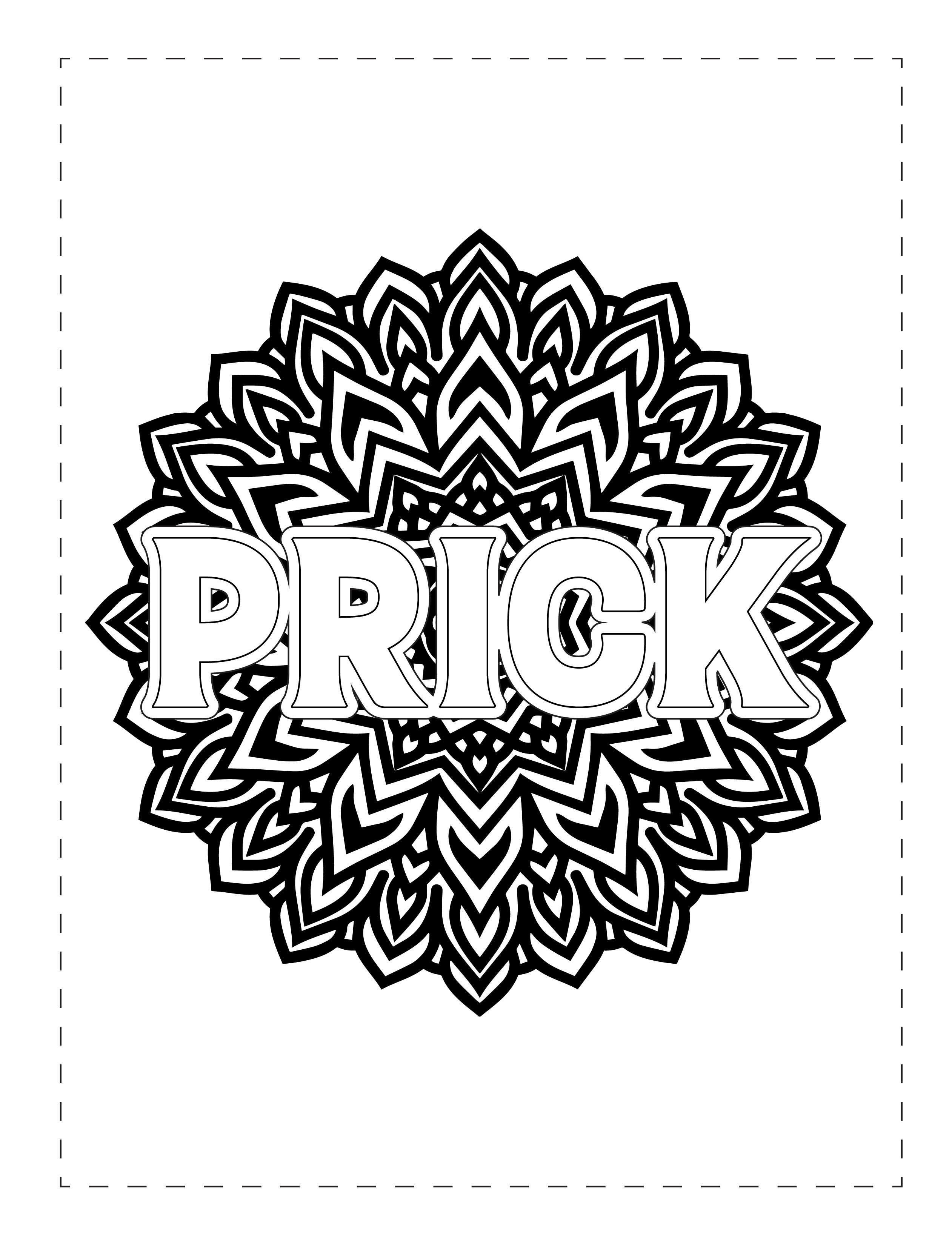 My profanity coloring book