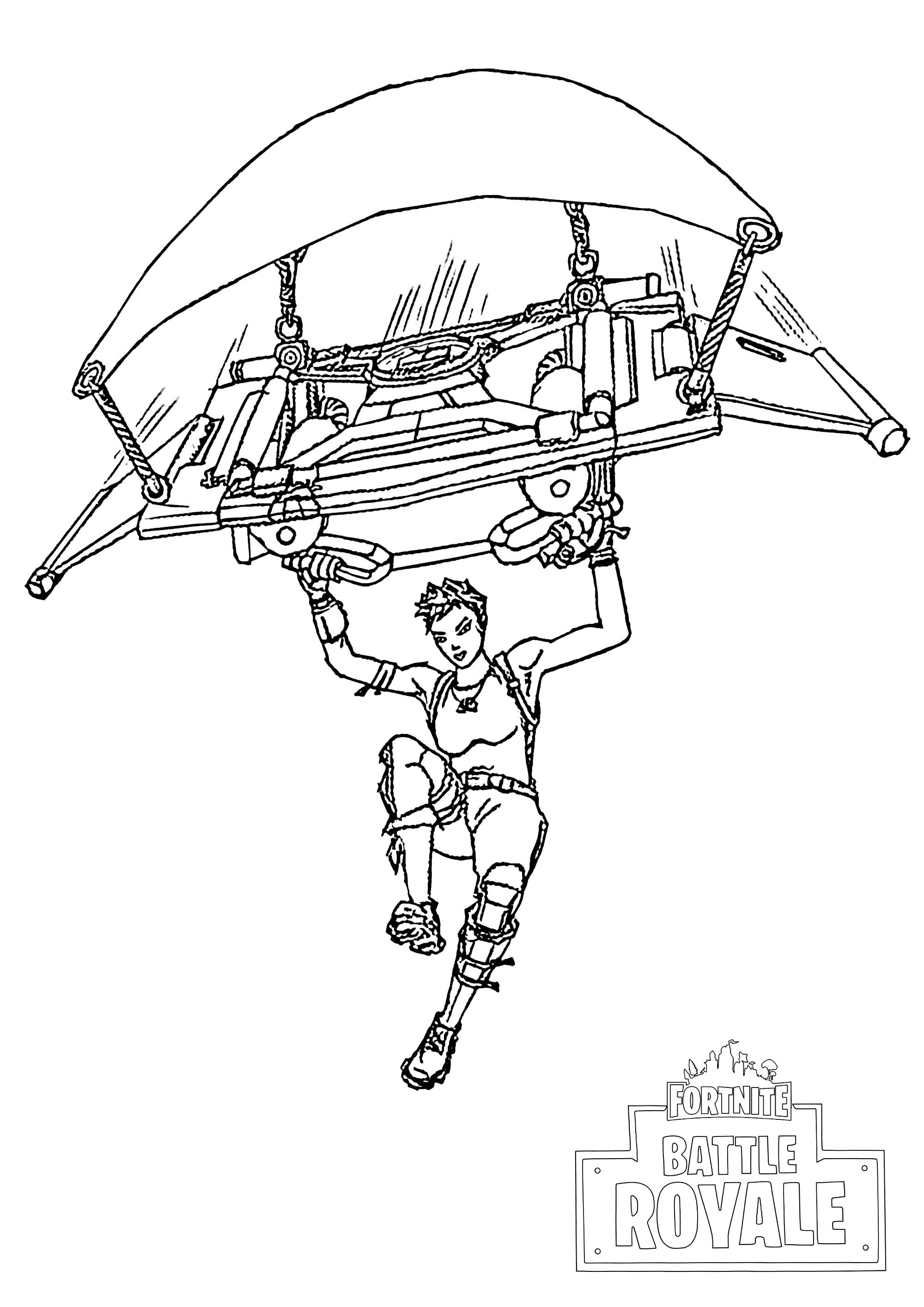 Despliega tu parapente despuãs de saltar del autobãºs de batalla elija su punto de aterrizaje con cuidado â space coloring pages coloring pages coloring books