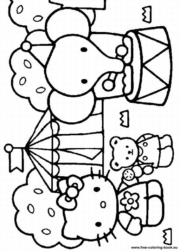 Coloring pages hello kitty